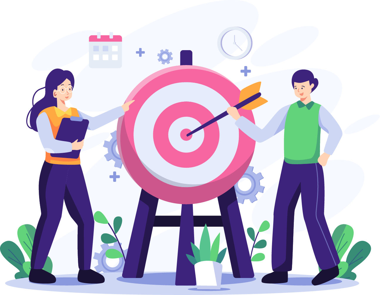 Target Marketing Illustration
